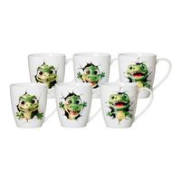 HENKELBECHER Capybara bunt 360 ml 6er Set - Multicolor, Keramik (0.36L) - Ritzenhoff Breker