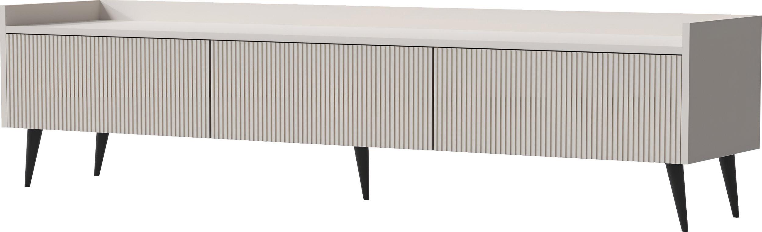 TV-LOWBOARD Arysa in Beige Kaschmir 180/45/41 cm - Kaschmir/Beige, Holzwerkstoff/Metall (180/45/41cm) - WFL GROUP