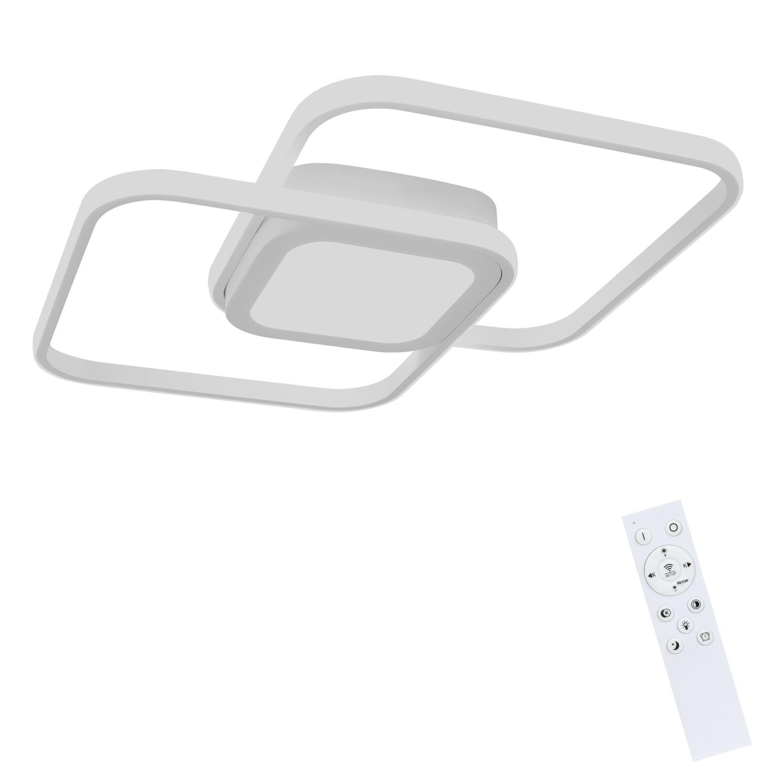 LED-DECKENLEUCHTE Carro 39/39/5 cm - Weiß, Metall (39/39/5cm) - Nettlife