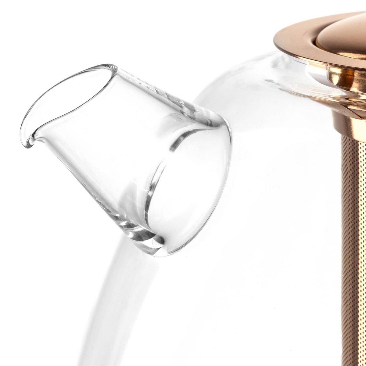 TEEKANNE Tè Per Te transparent 1,5 Liter - Transparent, Glas (1.5L) - Leonardo Living