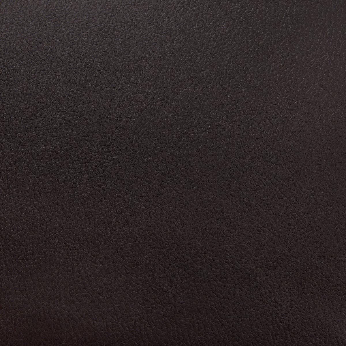 MASSAGESESSEL mit Fußhocker Kunstleder Braun Force - Braun, Holz/Textil (55/100/80cm) - Beliani