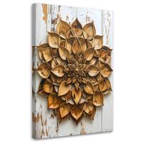 LEINWANDBILD Zen und Orientalisch 30x45cm - Beige, Textil (30/45cm) - Feeby