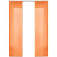 VORHANG 2ER SET HxB 245x60 cm Orange - Orange, Textil (60/245cm) - Gardinenbox