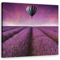 WANDBILD landschaften lila - Lila, Textil (30/30cm) - Feeby