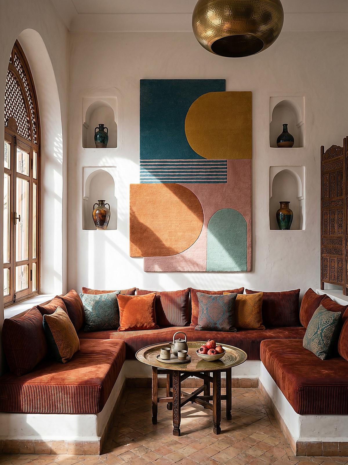 WOLLTEPPICH HALLEIN, abstrakt, aus Wolle, Bright-Bunt, 150 x 240 cm - Multicolor/Hellblau, Textil (240/150cm) - KADIMA DESIGN