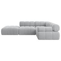 ECKSOFA modulares Sofa Felto-L1 - 285x190x70 cm Grau Cord - Grau, Holzwerkstoff/Textil (285/190cm) - ALTDECOR