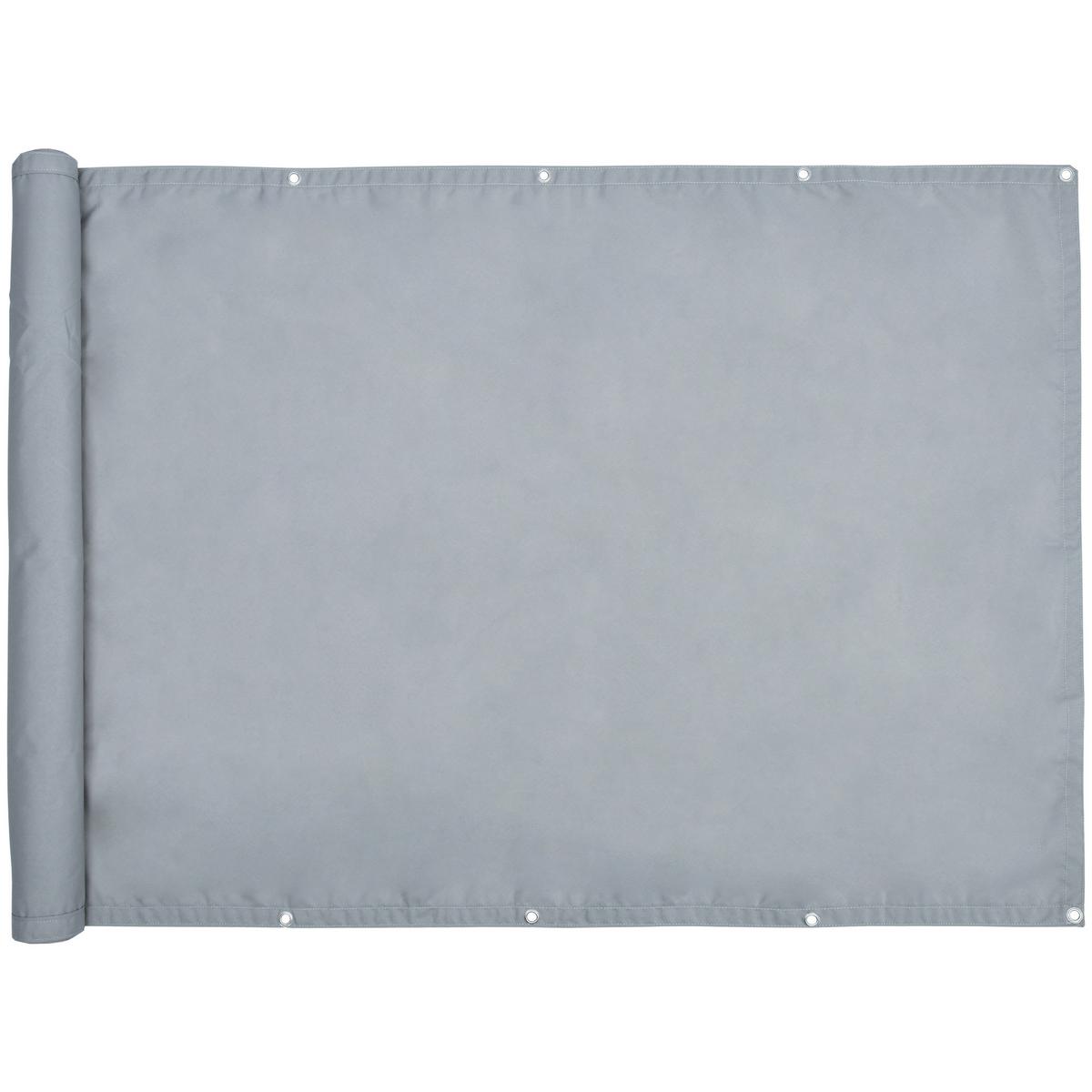 BALKONUMSPANNUNG SolVision PB2 90/500 cm Grau PE - Grau, Kunststoff (500/90cm) - Sol Royal