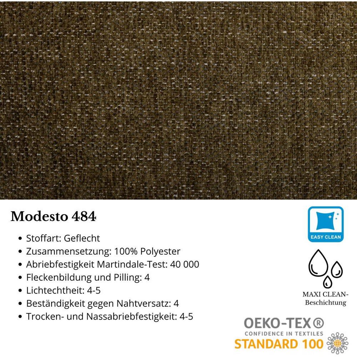 ECKSCHLAFSOFA Olivio L Olivgrün - Schwarz/Olivgrün, Kunststoff/Textil (266/170cm) - Beautysofa