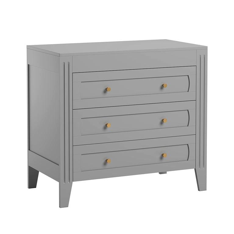 KINDERKOMMODE Grau - Grau, Holzwerkstoff (100/92/55cm) - Petits-meubles