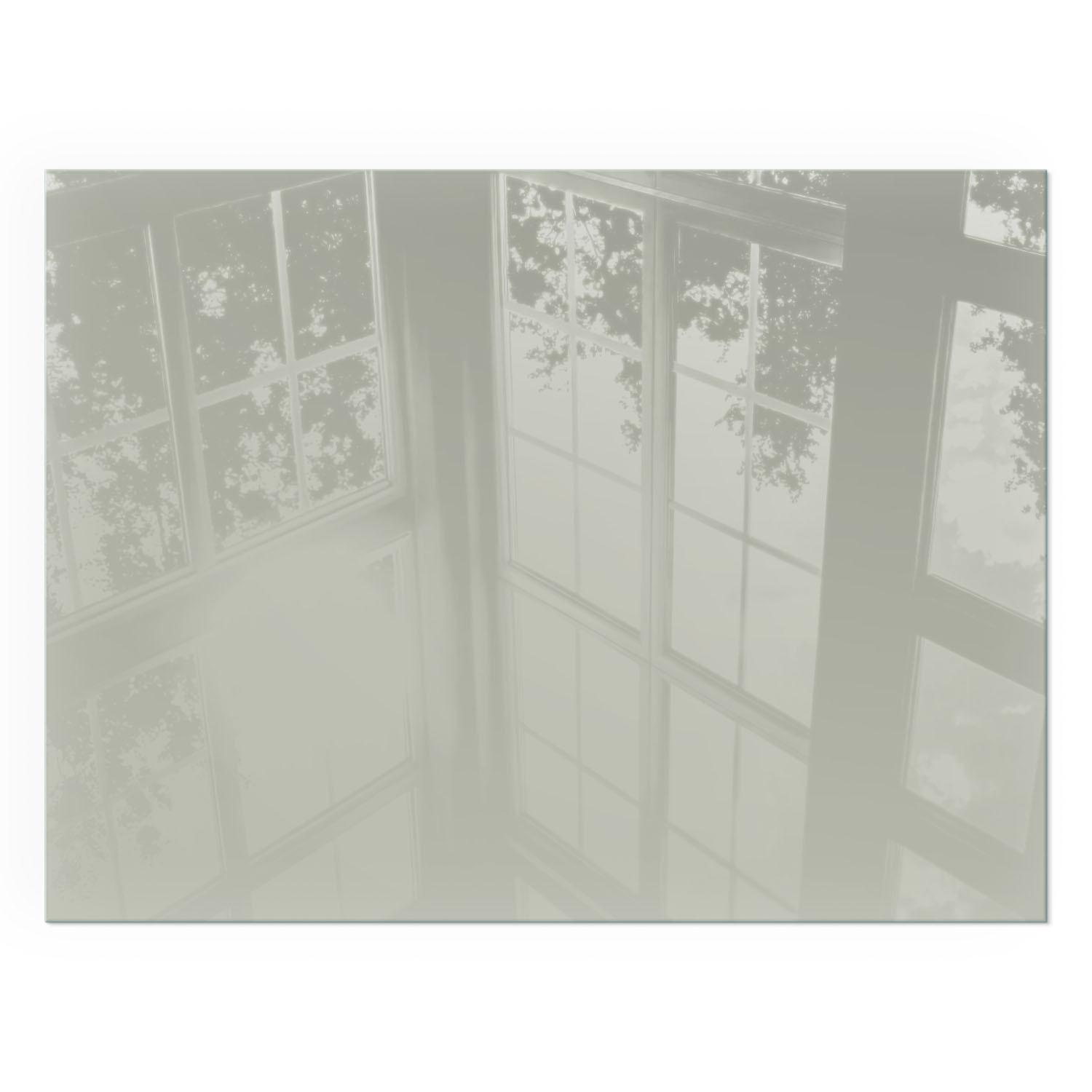 GLASPLATTE für Kamin 80x60 cm - Grün, Glas (80/60/0.4cm) - TULUP