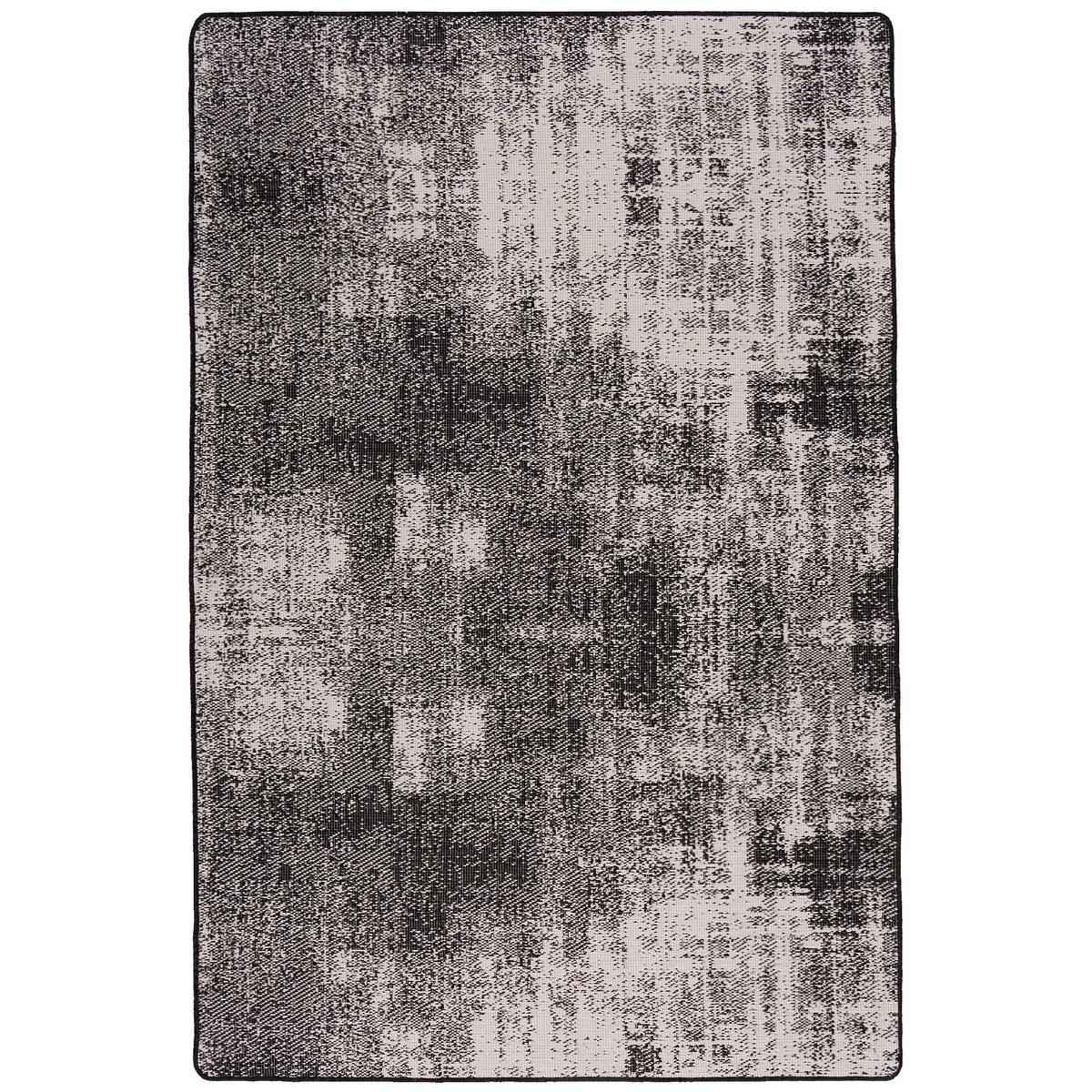 IN- UND OUTDOOR TEPPICH BEIDSEITIG NEWPORT DESIGN - Schwarz, Textil (80/320cm) - Snapstyle