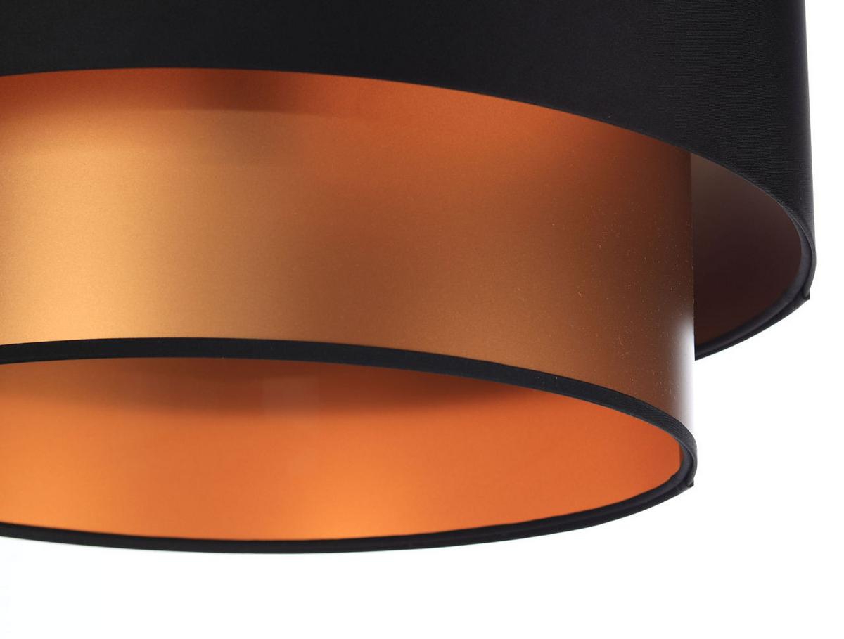 HÄNGELEUCHTE Kupfer 60/20 cm - Schwarz/Kupferfarben, Kunststoff (60/1/20cm) - ONZENO