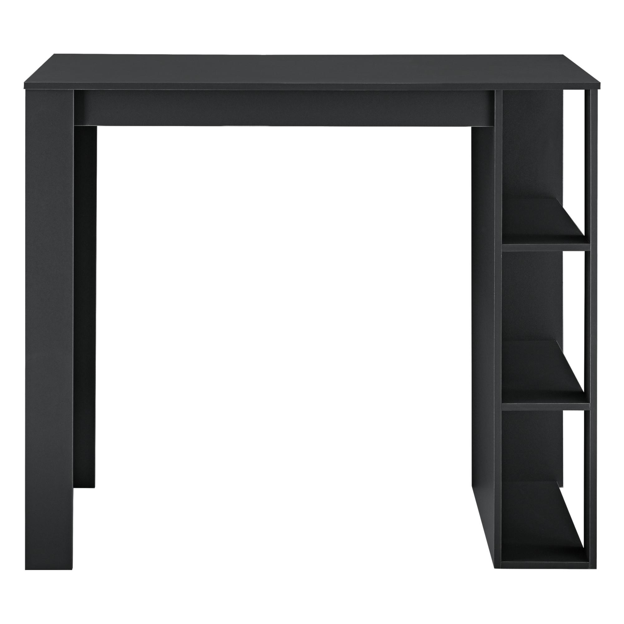 BARTISCH Danderyd - Schwarz, Holzwerkstoff (60/120/105.5cm) - [en.casa]