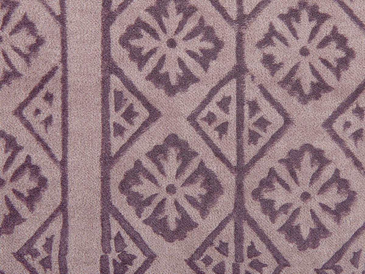 DEKOKISSEN 2er-Set Rosa 45/45 cm Silybum - Pink, Textil (45/45cm) - Beliani