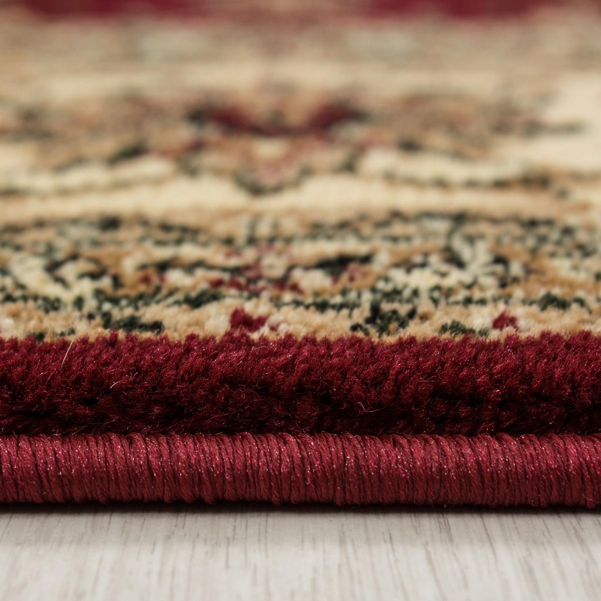 KURZFLORTEPPICH TANNHEIM, orientalisch, aus Polypropylen, Rot, 200 x 290 cm - Rot, Textil (290/200cm) - KADIMA DESIGN