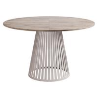 ESSTISCH ausziehbar Cone Cashmere 120 - Kaschmir/Eichefarben, Holzwerkstoff/Metall (120/120/76cm) - MIRJAN24