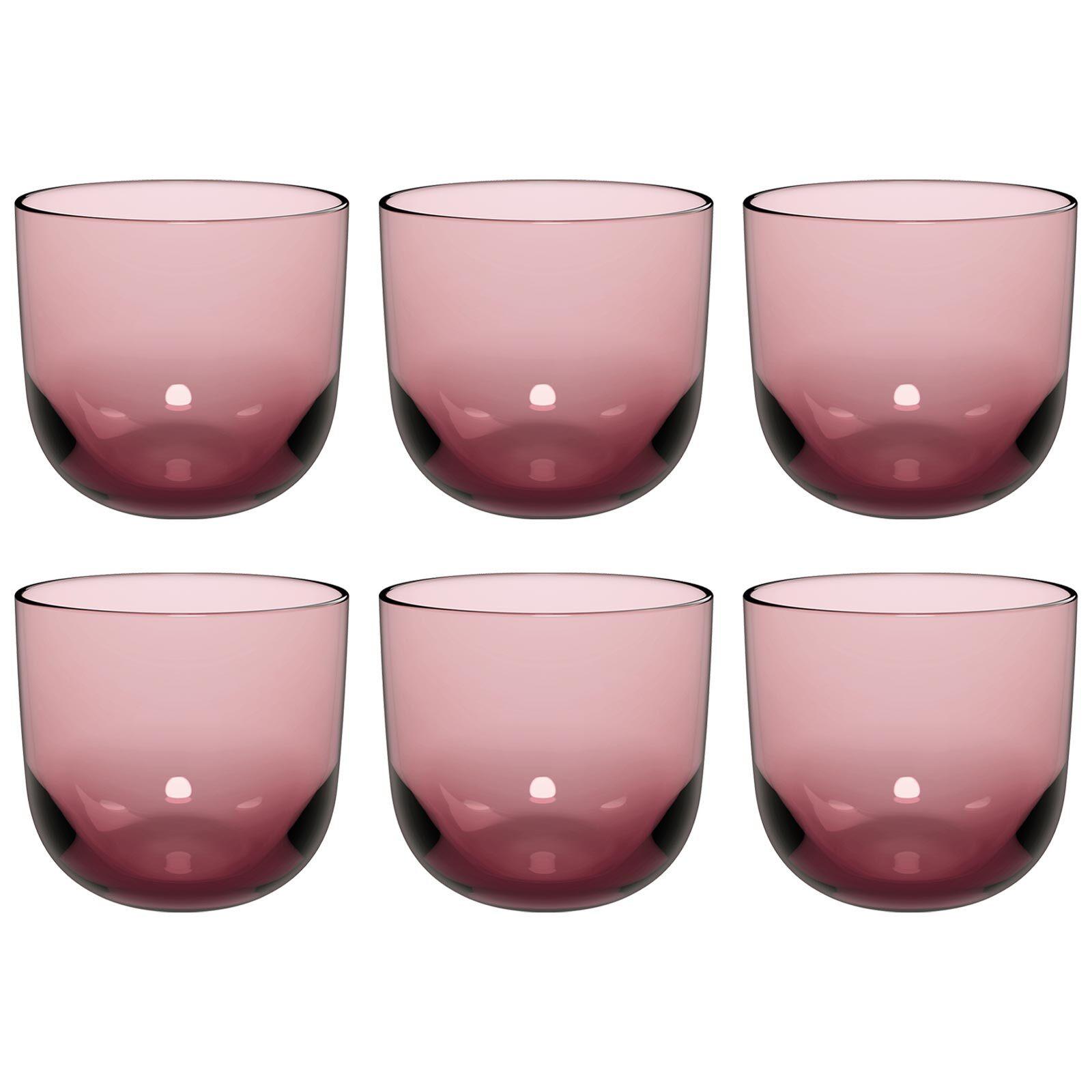 WASSERGLÄSER Like Glass Grape 280 ml 6er Set - Pink, Glas (0.28L) - like.Villeroy & Boch
