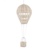 WANDDEKORATION Rattan natürlich Bemba - Naturfarben, Naturmaterialien (23/60/23cm) - Beliani