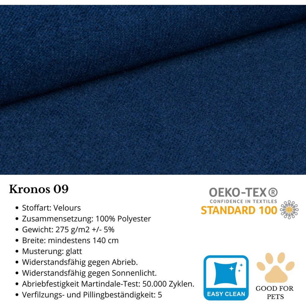 CHESTERFIELD-SESSEL Falco marineblau mit Holzbeinen - Wengefarben/Dunkelblau, Holz/Textil (82/102/92cm) - Beautysofa