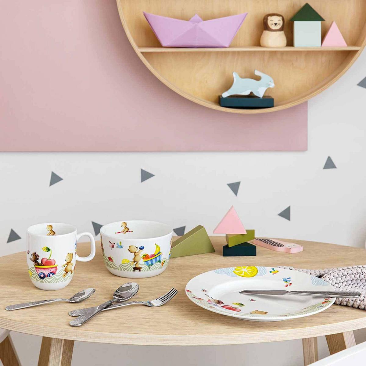 KINDERBESTECK Hungry as a Bear silber 4-tlg. - Silberfarben, Metall - Villeroy & Boch