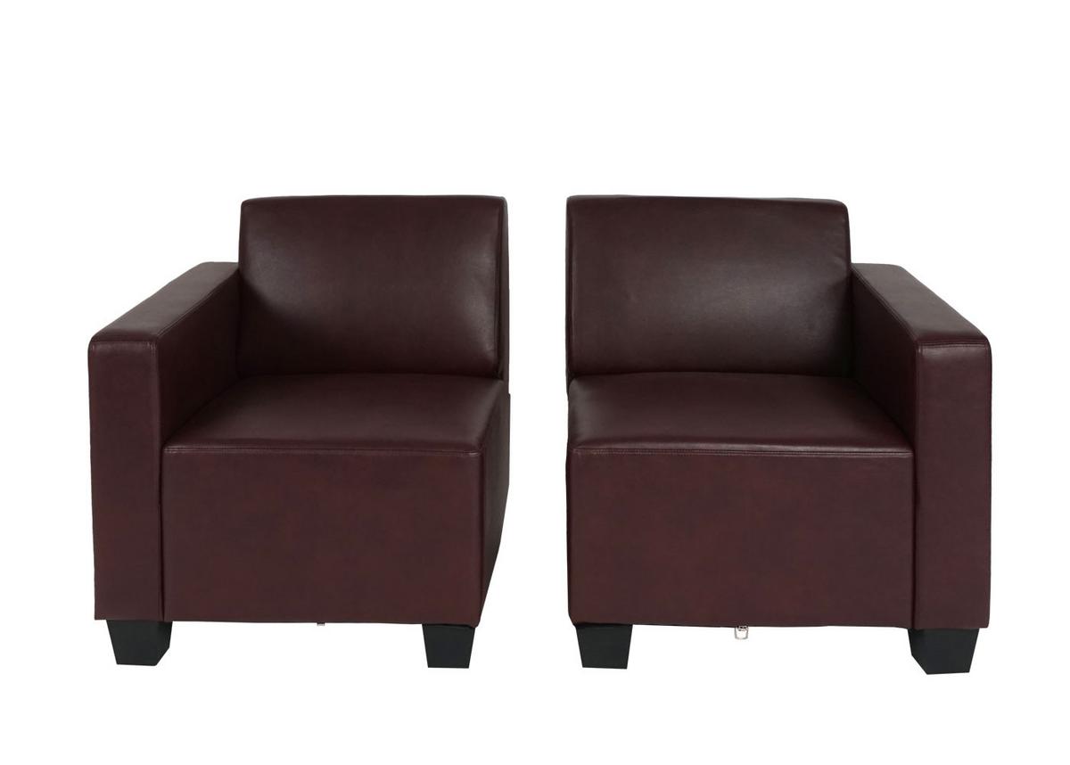 2-SITZER SOFA Rotbraun - Rotbraun, Textil (136/76/72cm) - MCW