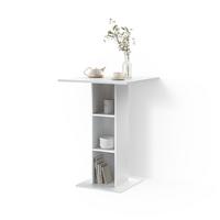 BARTISCH Regusa Weiß 75 x 75 cm - Weiß, Holzwerkstoff (75/75/106cm) - Livinity®