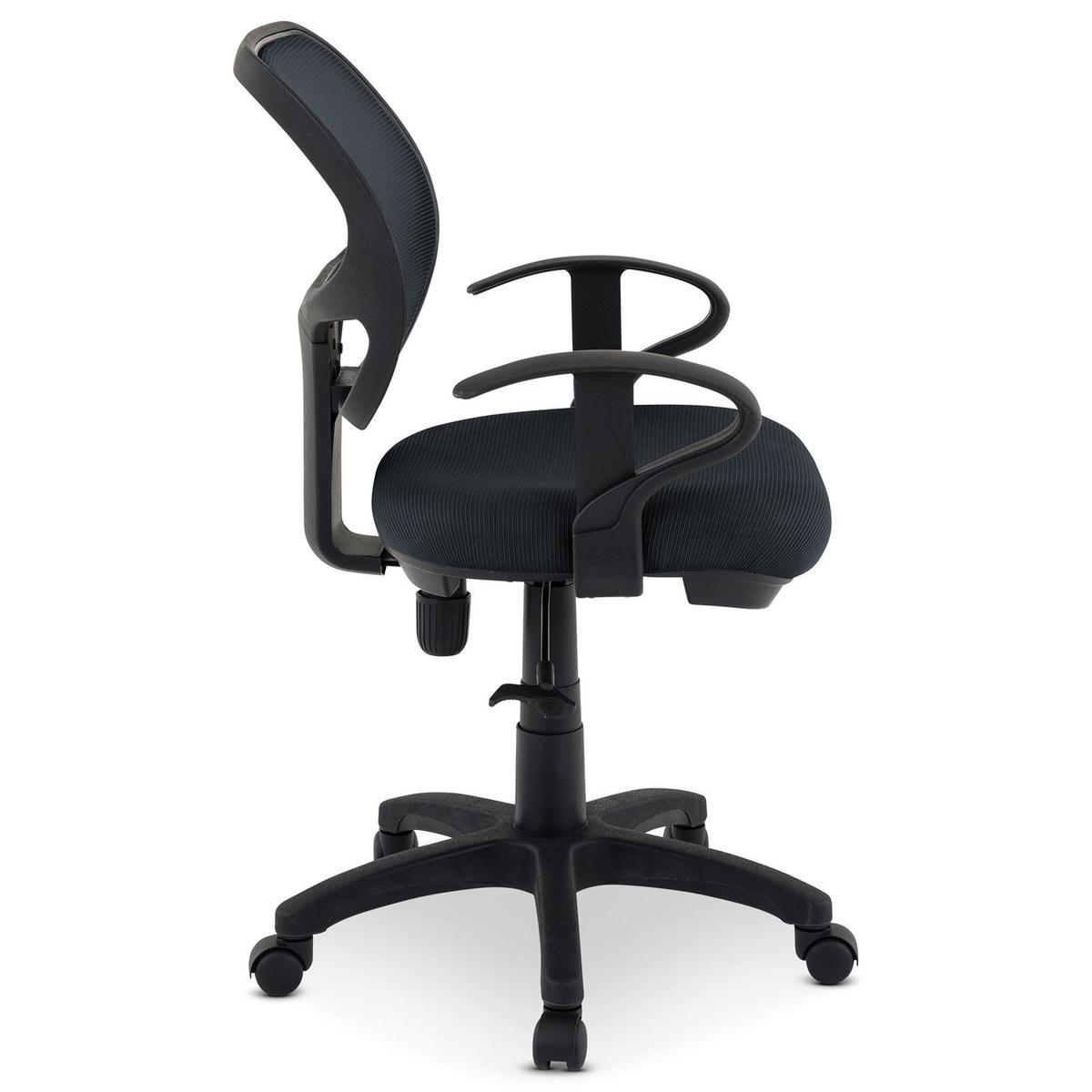 KINDERDREHSTUHL COOL-1 schwarz - Schwarz, Textil (58/97/58cm) - IDIMEX