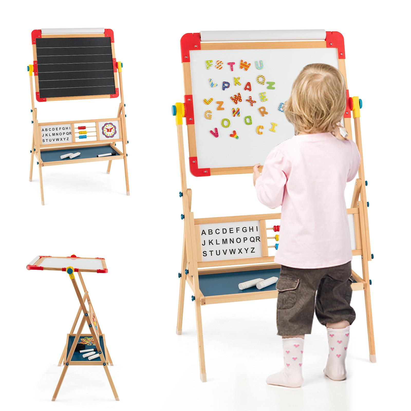 KINDERSTAFFELEI Mehrfarbig - Multicolor, Kunststoff (62/118/45cm) - COSTWAY