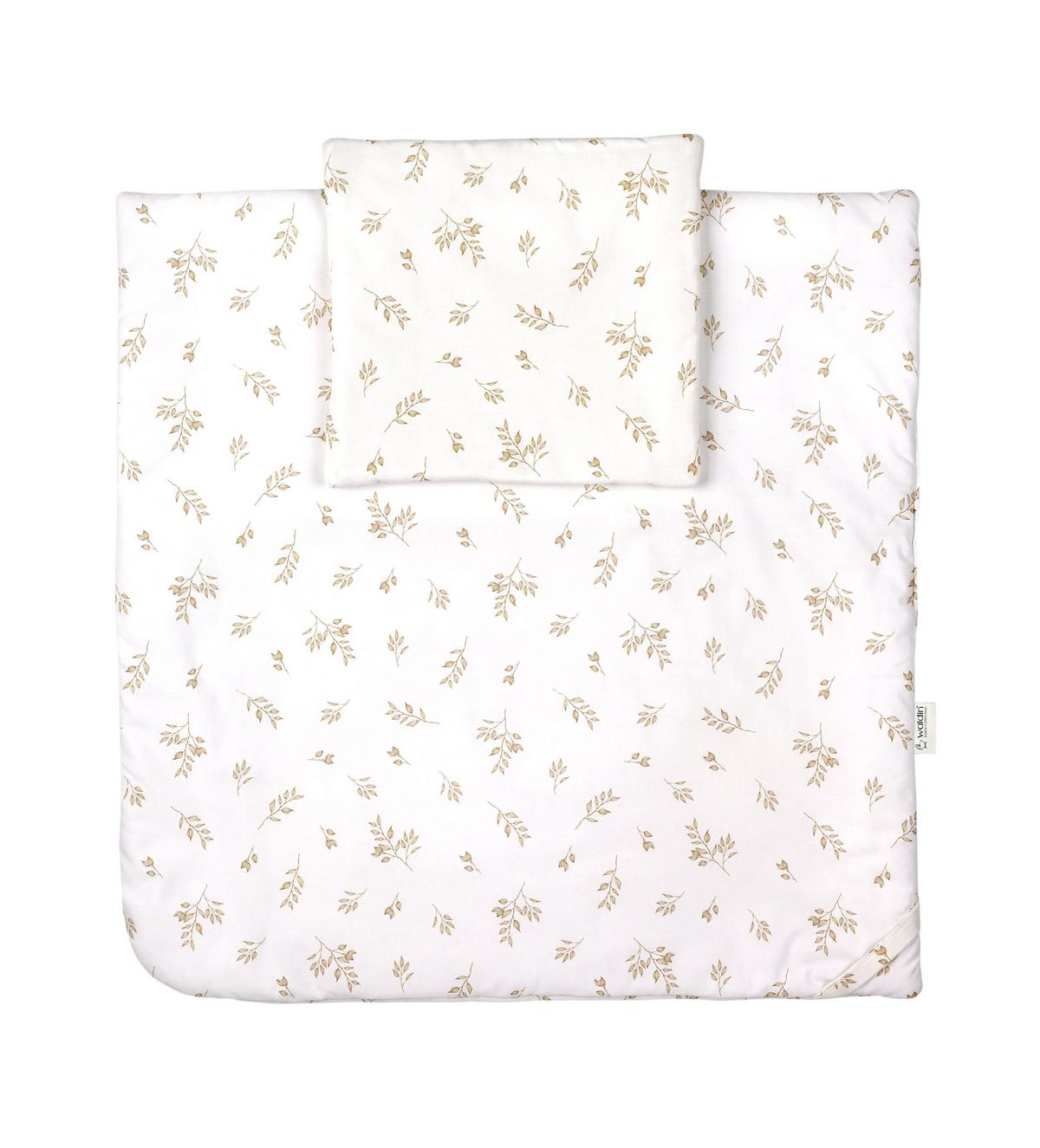 BABYBETT NATUR OVAL 7in1 mit Matratze und Himmelset - Taupe/Naturfarben, Holz/Textil (73/125cm) - waldin