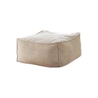 HOCKER ALEA Cremeweiß - Creme, Textil (86/38/86cm) - KAWOLA
