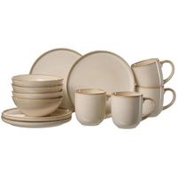 FRÜHSTÜCKS-SET Olivia beige 12-tlg. - Beige, Keramik (2/2/2cm) - Ritzenhoff Breker