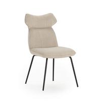 ESSZIMMERSTUHL Dara Beige 47/65/51 cm 2er-Set - Beige, Textil (65/51/47cm) - Calicosy