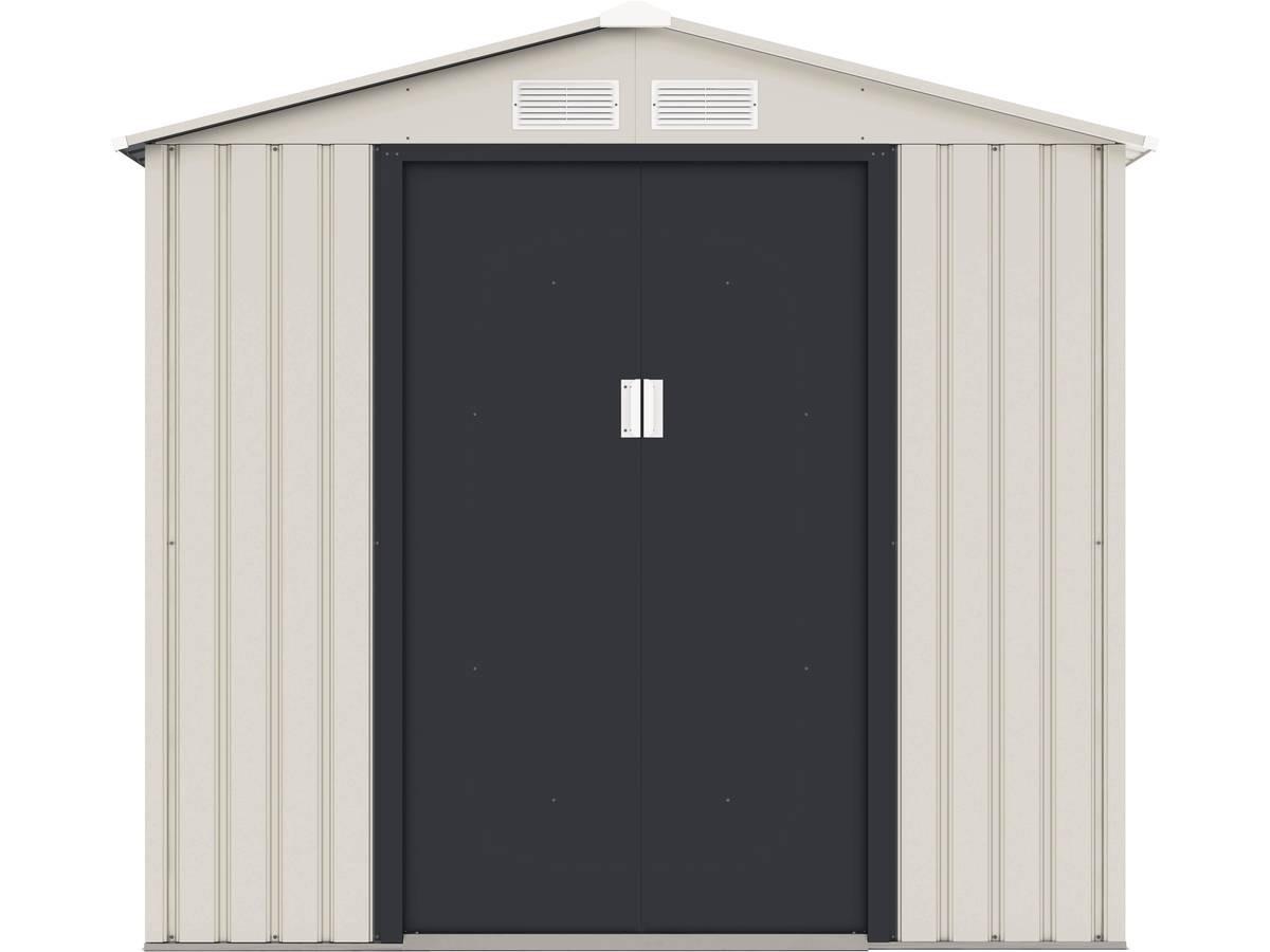 METALL-GARTENHAUS nebraska beige - Beige, Metall (213/195/191cm) - Habitat Garten
