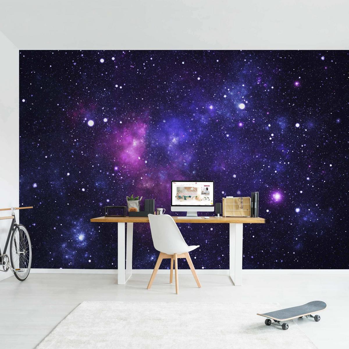 FOTOTAPETE Galaxie 288/190 cm - Multicolor, Papier (288/190cm) - Bilderwelten