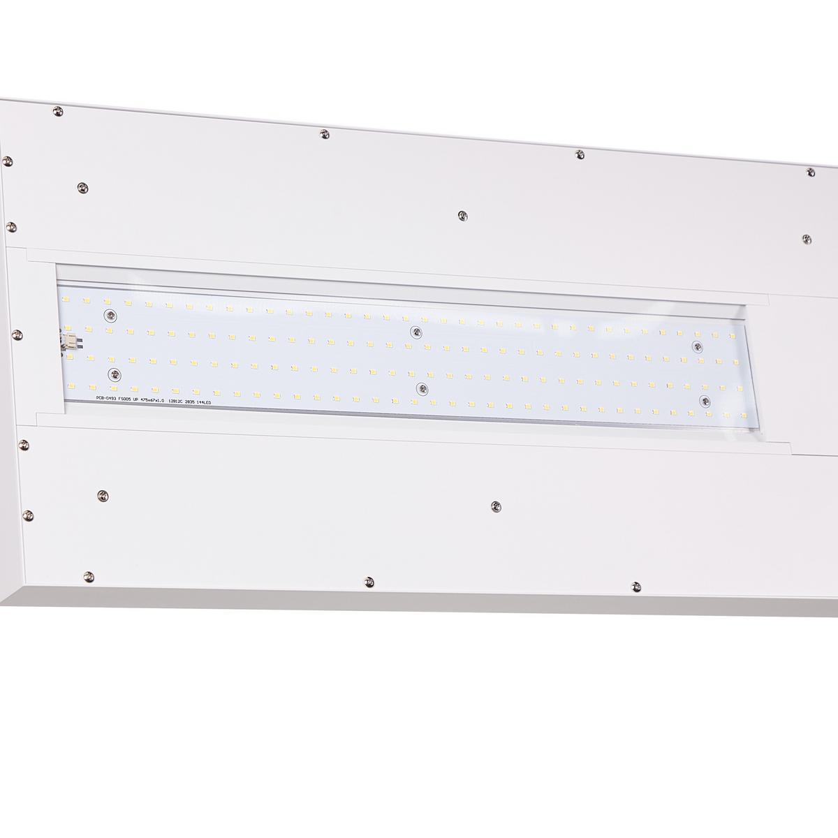 STEHLAMPE Taurus 61/29/197 cm - Weiß, Metall (61/29/197cm) - Beliani