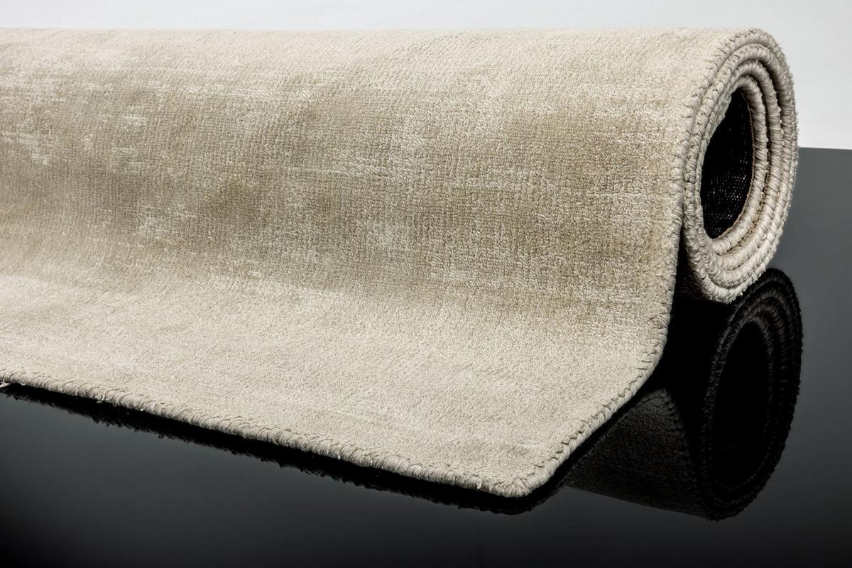 VISKOSETEPPICH Star 240x340 cm - Creme, Textil (240/340cm) - THEKO