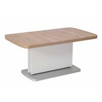 FUNKTIONSTISCH ausziehbar Catha 110(145+180) x 63 x 53-72 Wohnzimmertisch Wildeiche/Weiß - Braun, Holz (110/63/53cm) - 58aufmkessel