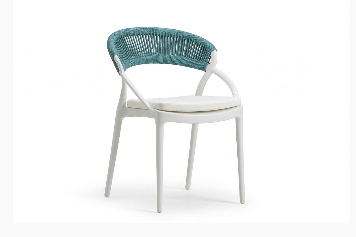 GARTENSTUHL KISO Hellblau Kunststoff Stapelbar (1er-Set) - Hellblau, Kunststoff (54/79/58cm) - KAWOLA