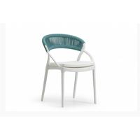 GARTENSTUHL KISO Hellblau Kunststoff Stapelbar (1er-Set) - Hellblau, Kunststoff (54/79/58cm) - KAWOLA