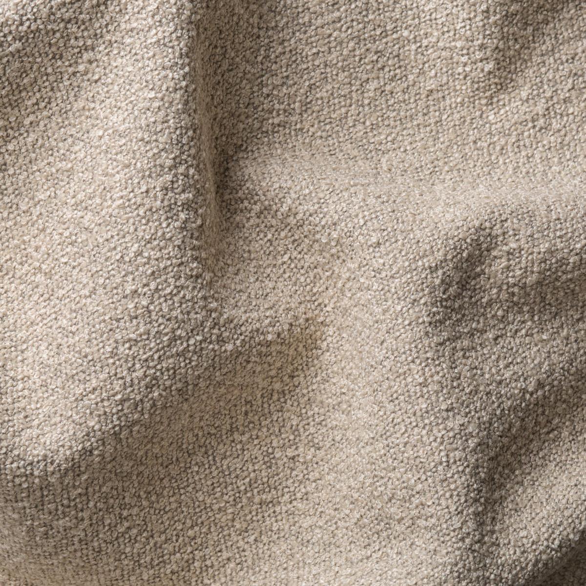 SESSEL Roundi Beige Bouclé - Beige/Schwarz, Holz/Kunststoff (90/76/80cm) - S-Style Möbel