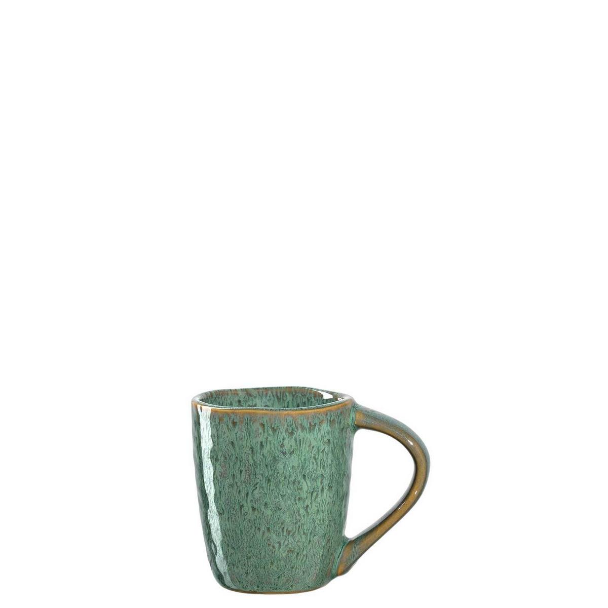 ESPRESSOTASSEN Matera grün 90 ml 4er Set - Grün, Keramik (0.09L) - Leonardo Living