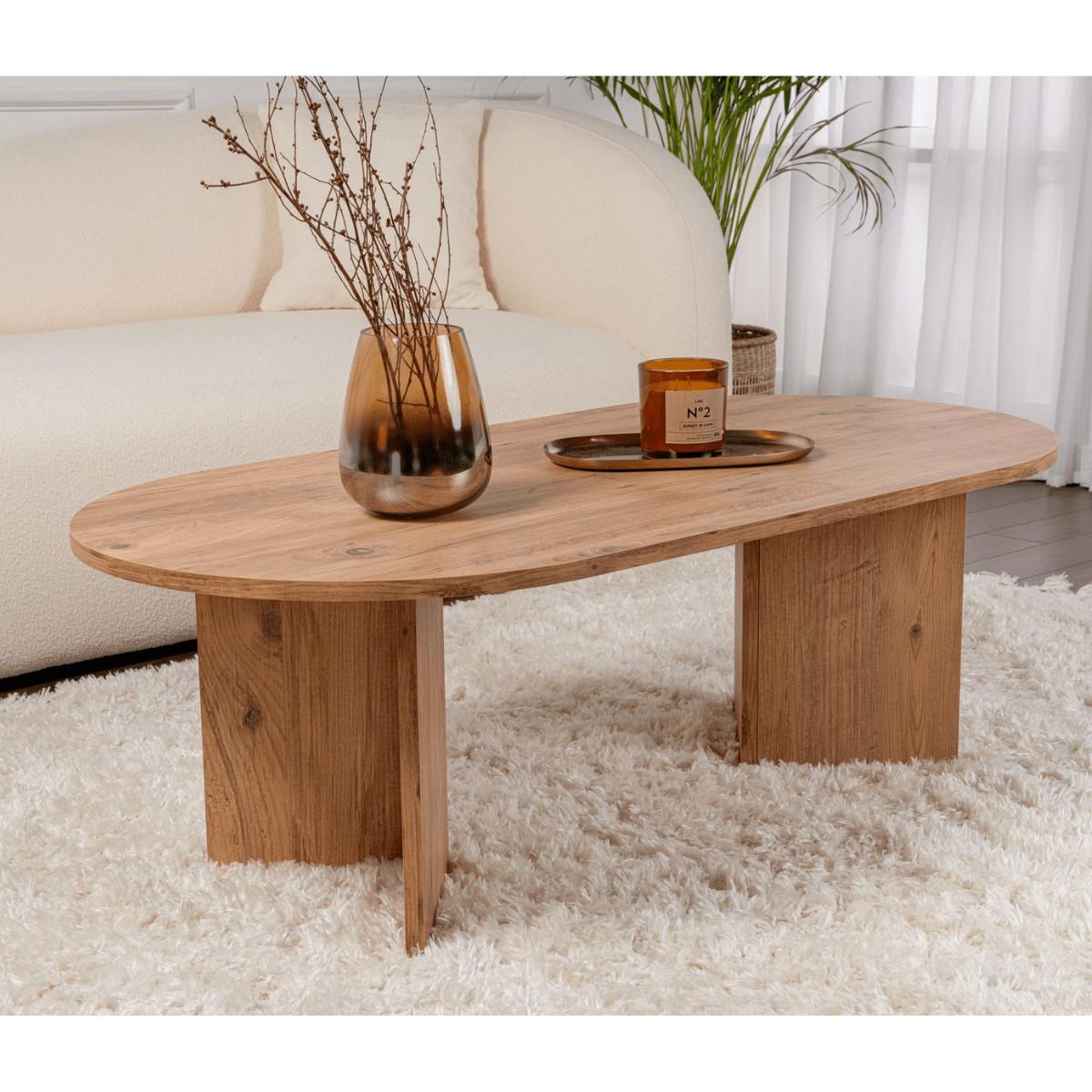 COUCHTISCH - iris 119/60/39,8 cm - Kieferfarben, Holzwerkstoff (65/60/39.8cm) - Calicosy