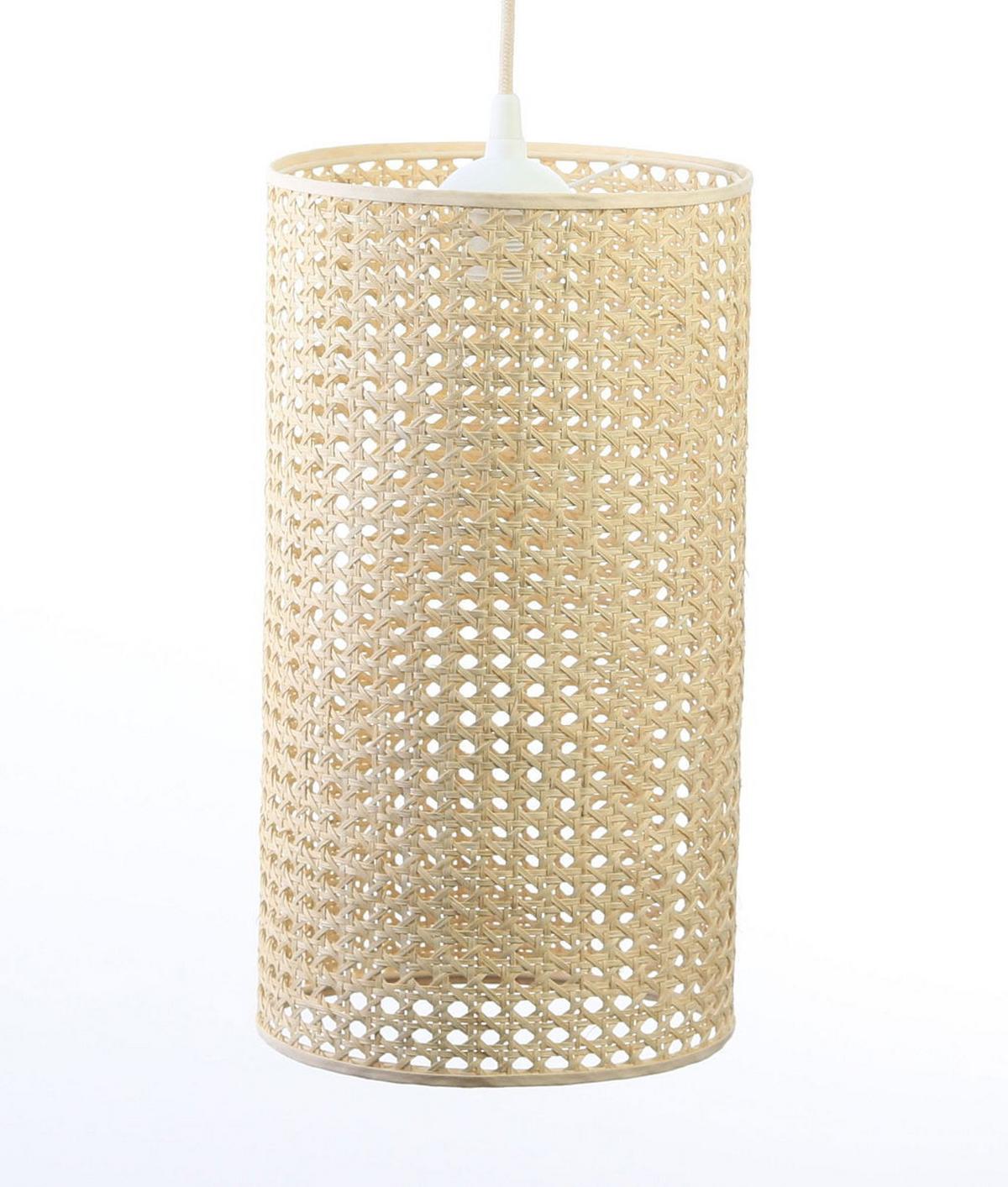 HÄNGELEUCHTE Beige 25/42 cm - Beige, Kunststoff (25/1/42cm) - ONZENO