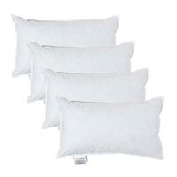 FÜLLKISSEN 4er-Set, Federkissen 30/50 cm - Weiß, Textil (30/50cm) - Homescapes