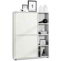 HIGHBOARD Cuba Türen in Weiß matt - Weiß, Holzwerkstoff (79/105.5/35.5cm) - Vladon
