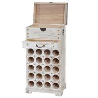 WEINREGAL Weiß - Weiß, Holz (48/94/31cm) - MCW