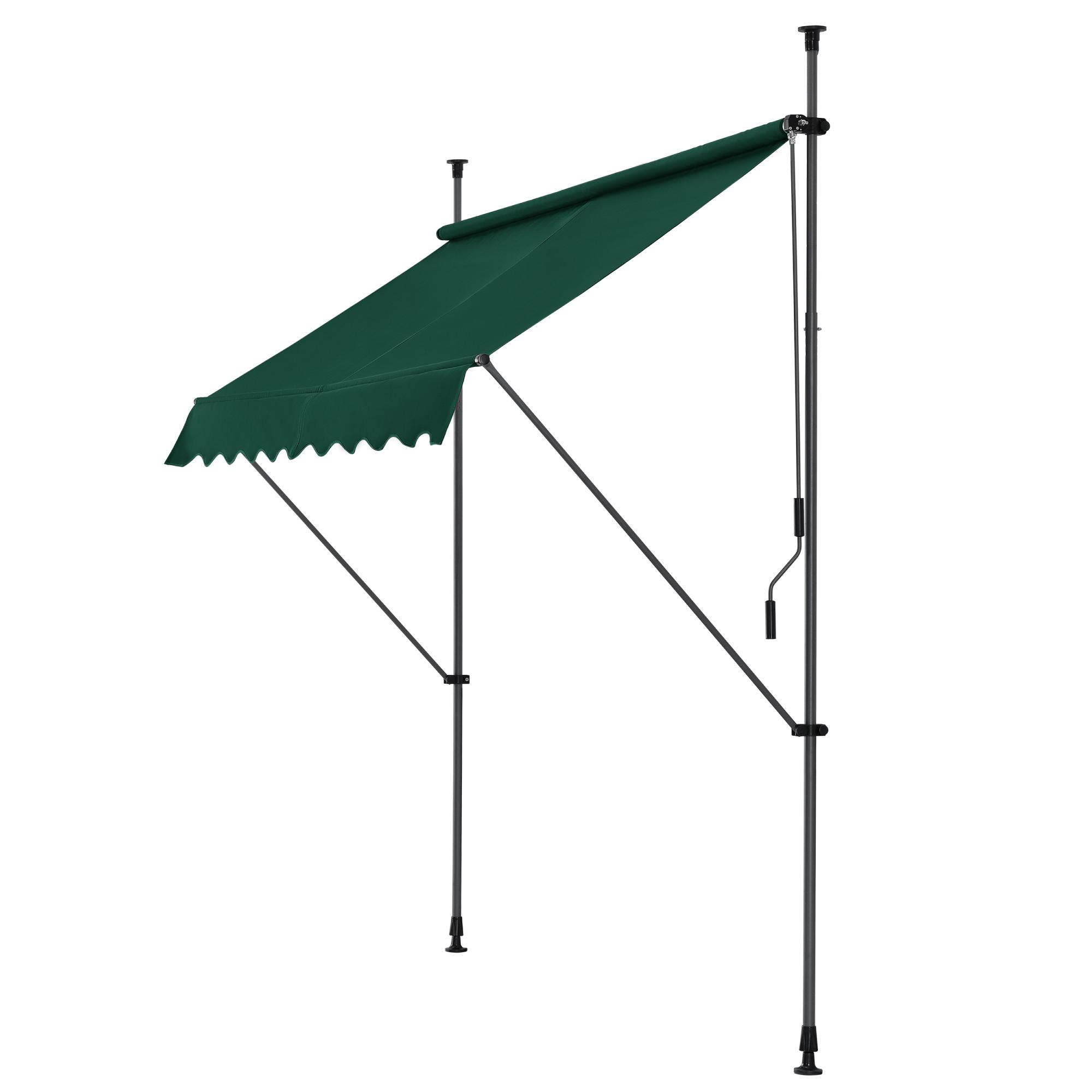 KLEMMMARKISE Stem - Dunkelgrün, Textil/Metall (250/309/120cm) - pro.tec