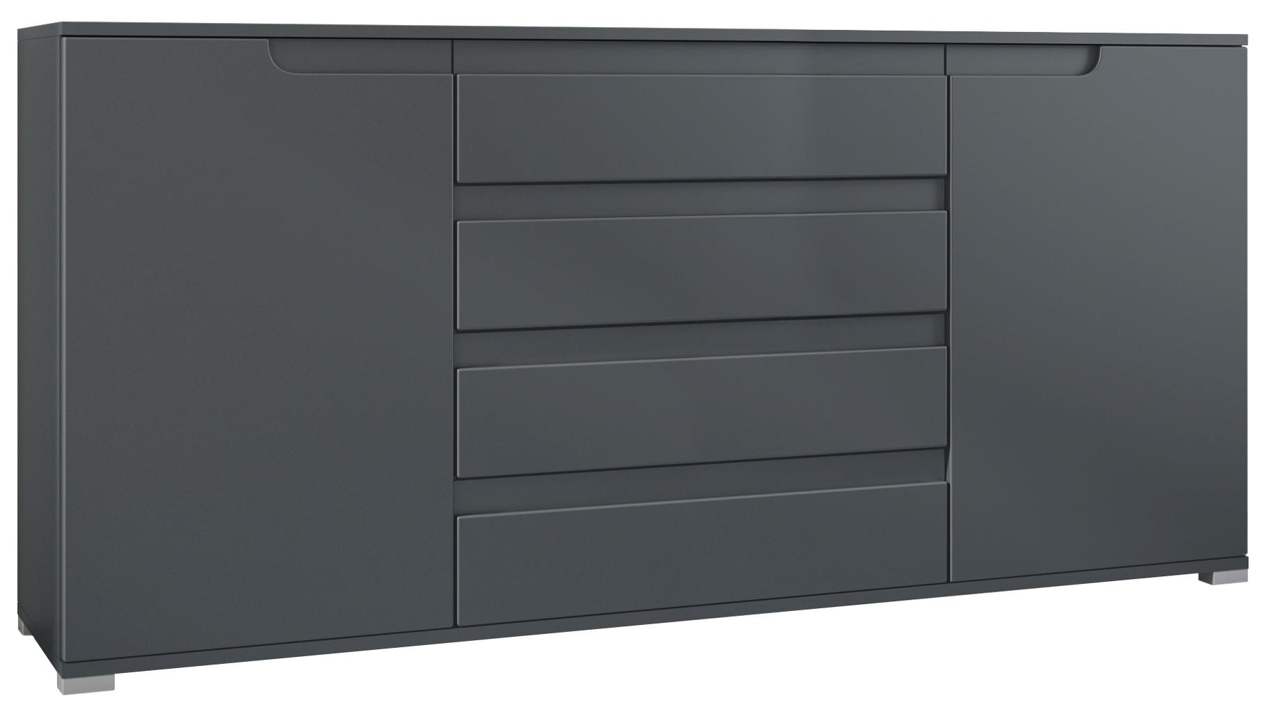 SIDEBOARD Sylt Anthrazit matt - Anthrazit, Holzwerkstoff (166.5/75.5/35cm) - Vladon