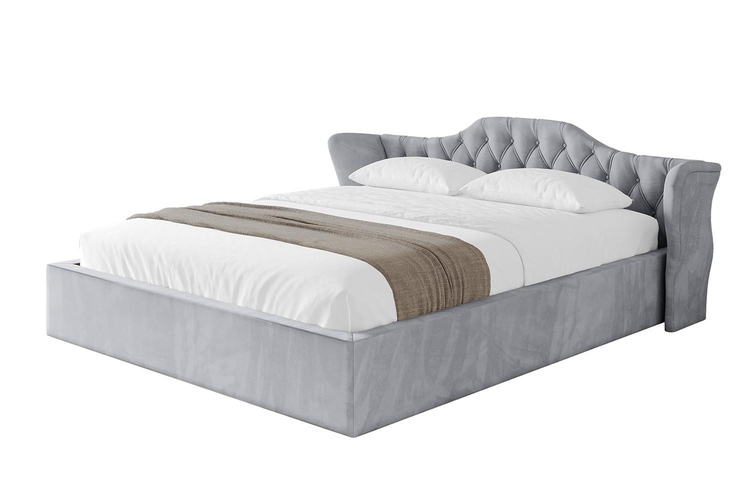 POLSTERBETT mit Bettkasten und Lattenrost, Bett mit Matratze H3/H4 - ZORAN-V1 120x200 Hellgrau - Hellgrau, Holzwerkstoff/Textil (120/200cm) - ALTDECOR