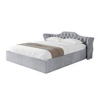 POLSTERBETT mit Bettkasten und Lattenrost, Boxbett ohne Matratze - ZORAN-V1 120x200 Hellgrau - Hellgrau, Holzwerkstoff/Textil (120/200cm) - ALTDECOR